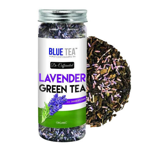 Blue Tea Organic Lavender Green Tea - Distacart