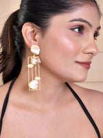 Thumbnail for VOJ Women Gold Color stainless steel Earrings - Distacart