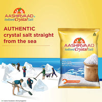 Thumbnail for Aashirvaad Iodized Crystal Salt
