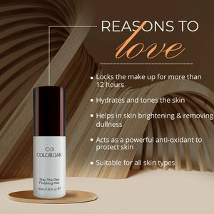 Colorbar Stay The Day Finishing Mist Mini Make-Up Setting Spray - Distacart