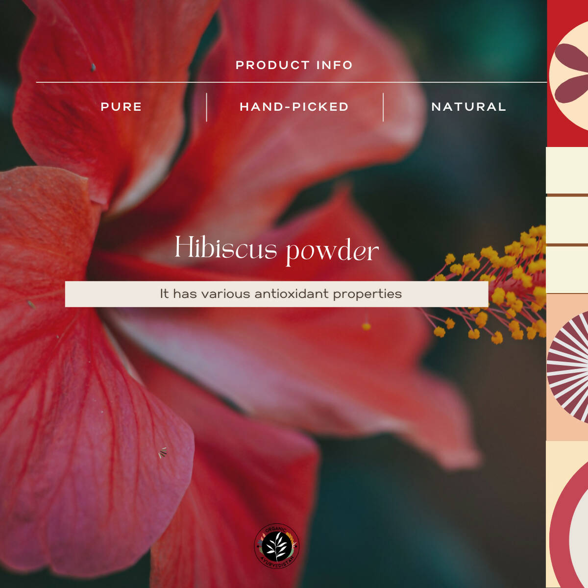 Organic Ayurvedistan Hibiscus Powder - Distacart