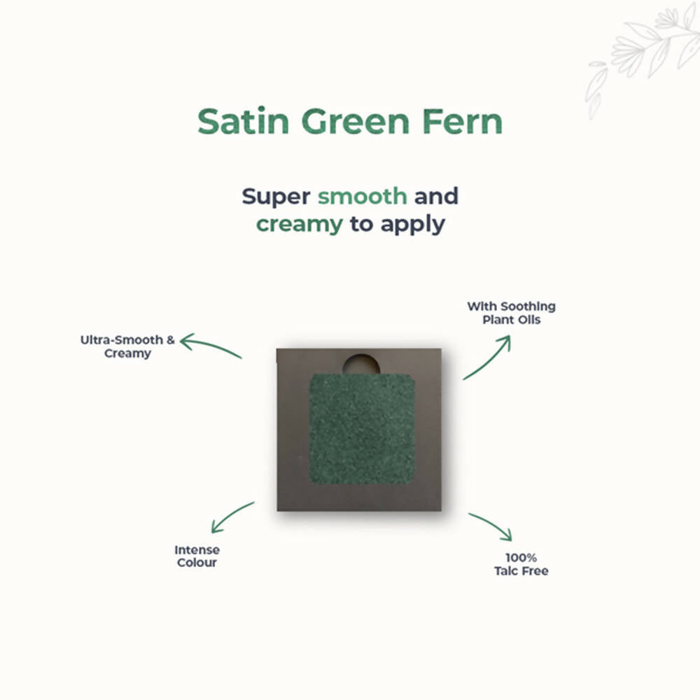 Disguise Satin Smooth Eyeshadow Squares - Satin Green Fern 216 - Distacart