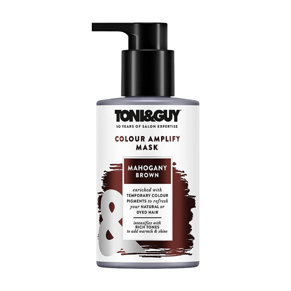 Toni&Guy Colour Amplify Hair Mask - Mahogany Brown - Distacart