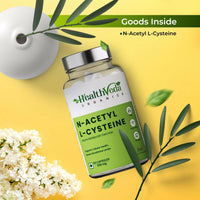 Thumbnail for Health Veda Organics N - Acetyl L - Cysteine Veg Capsules - Distacart