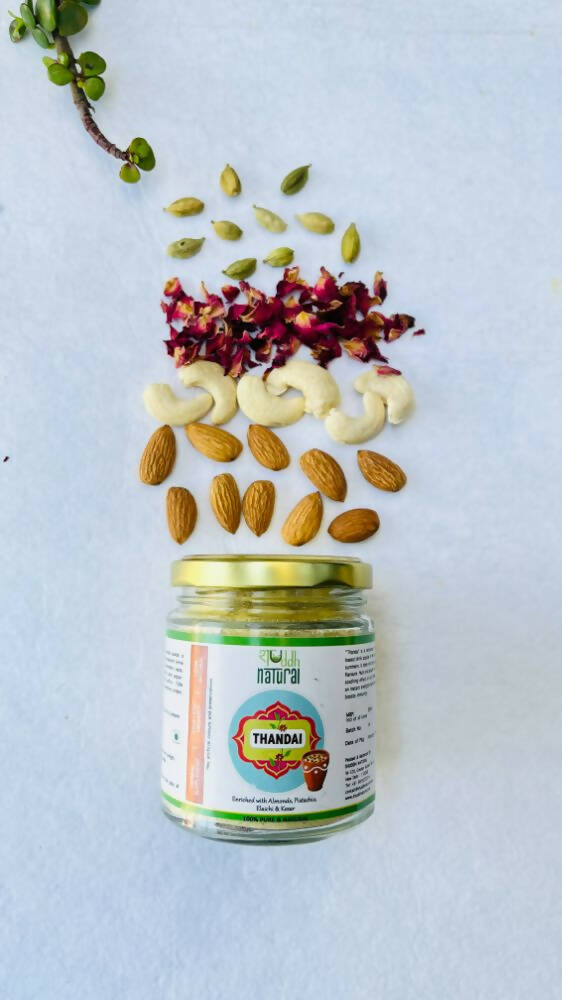 Shuddh Natural Edible Wholistic | Ayurvedic Thandai Powder | Healthy Colour | Holi Gift Hamper - Distacart