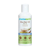 Thumbnail for Mamaearth Rice Hair Oil with Rice Bran & Coconut Oil For Damage Repair - Distacart