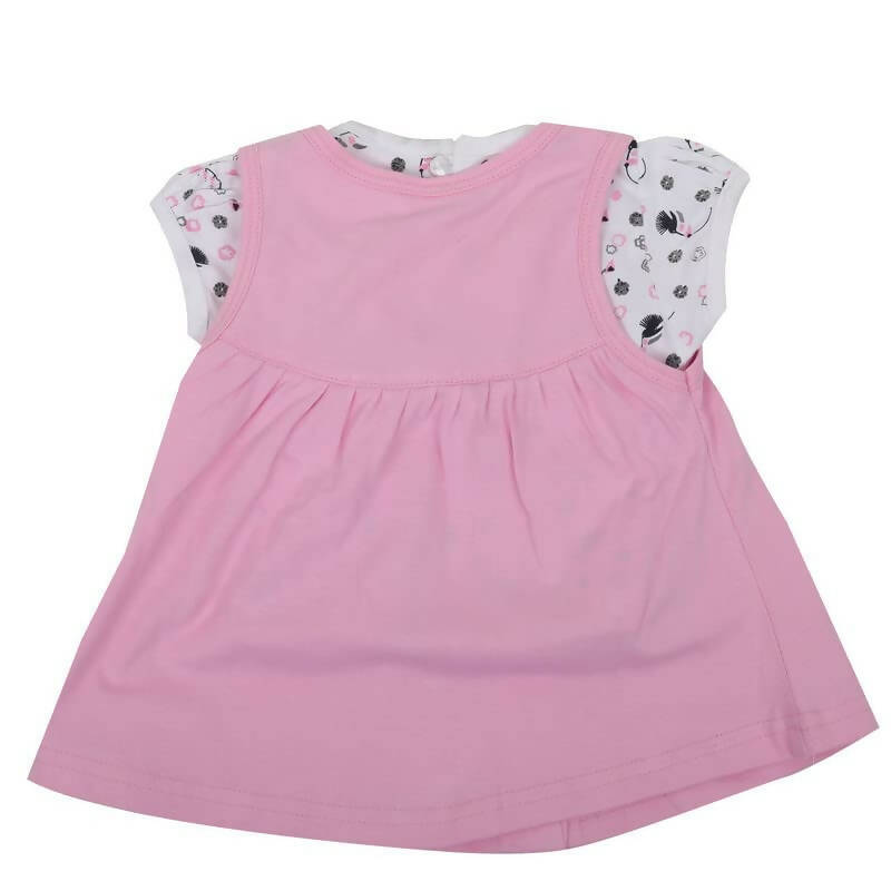 NammaBaby Baby Girl's A-Line Mini Frock Dress - Pink 114 - Distacart