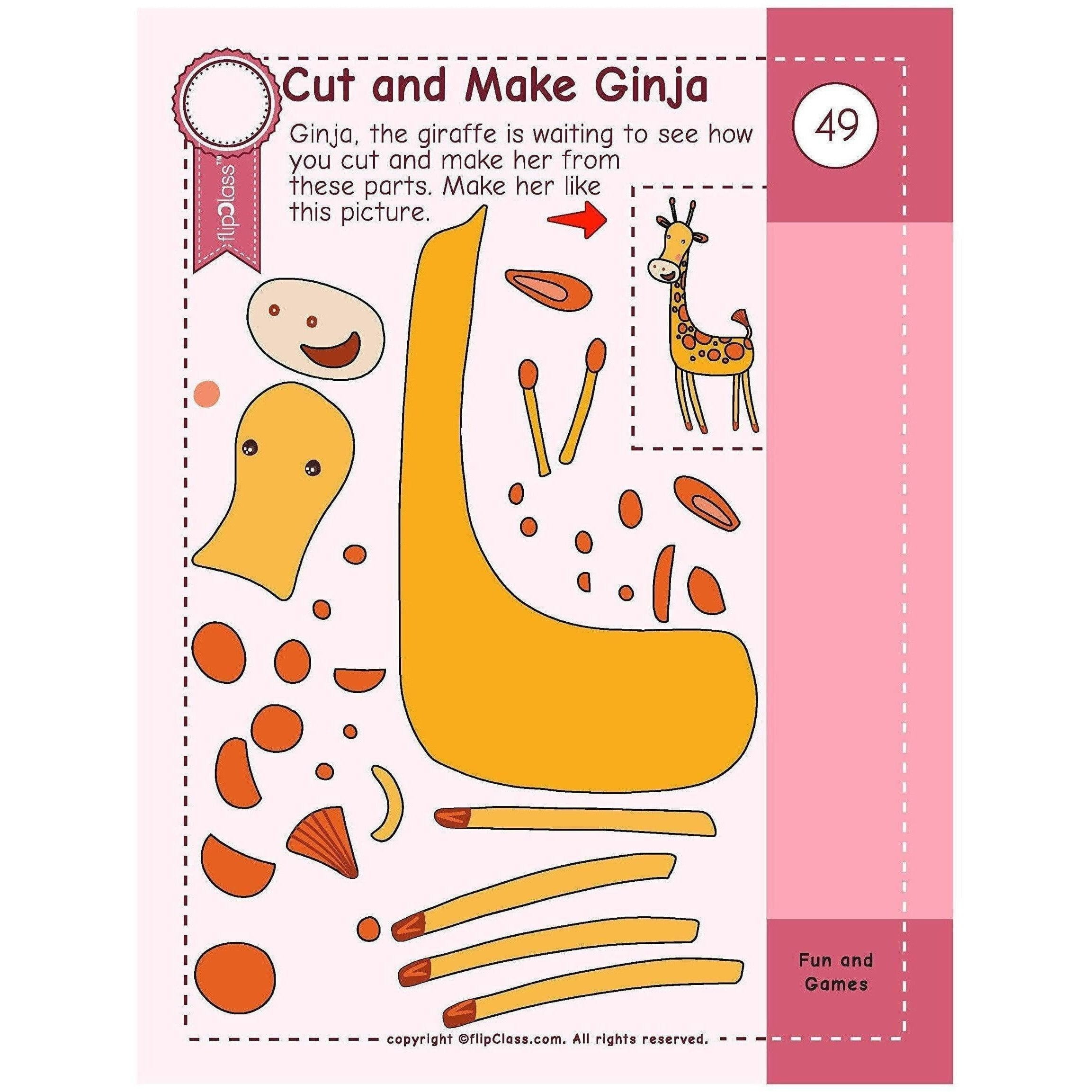 Genius Kids Worksheets for Lkg - Set of 8 Workbooks for LKG, KG-1