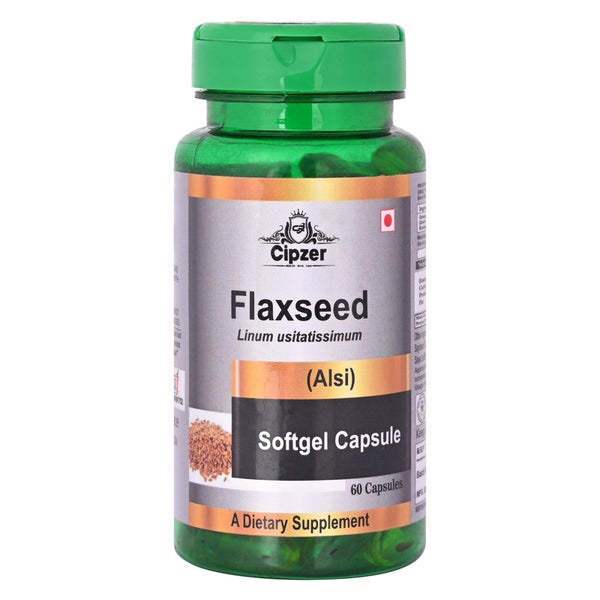 Cipzer Flaxseed Softgel Capsules - Distacart