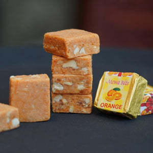 Nathu's Orange Mewa Bites