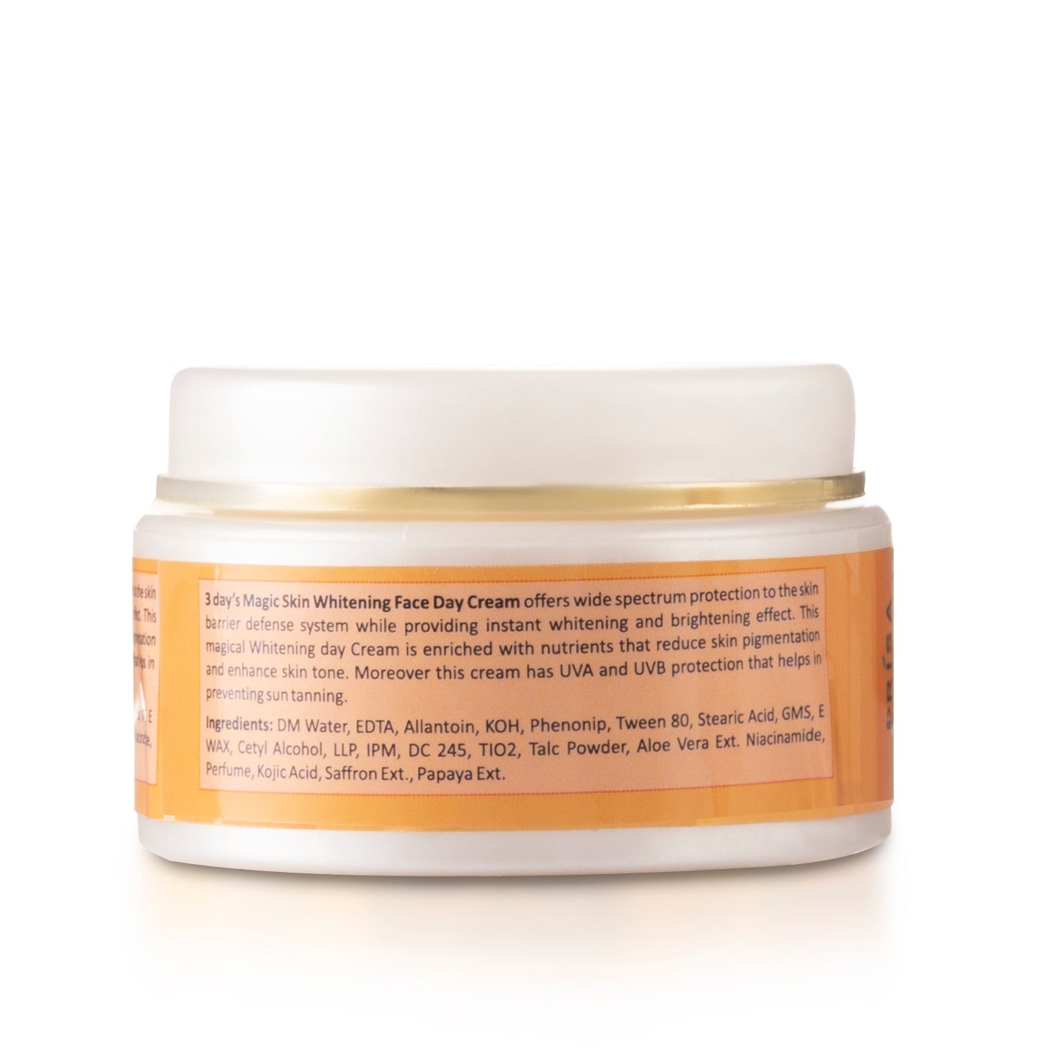 Prisa Organics 3 Day's Magic Face Cream - Distacart