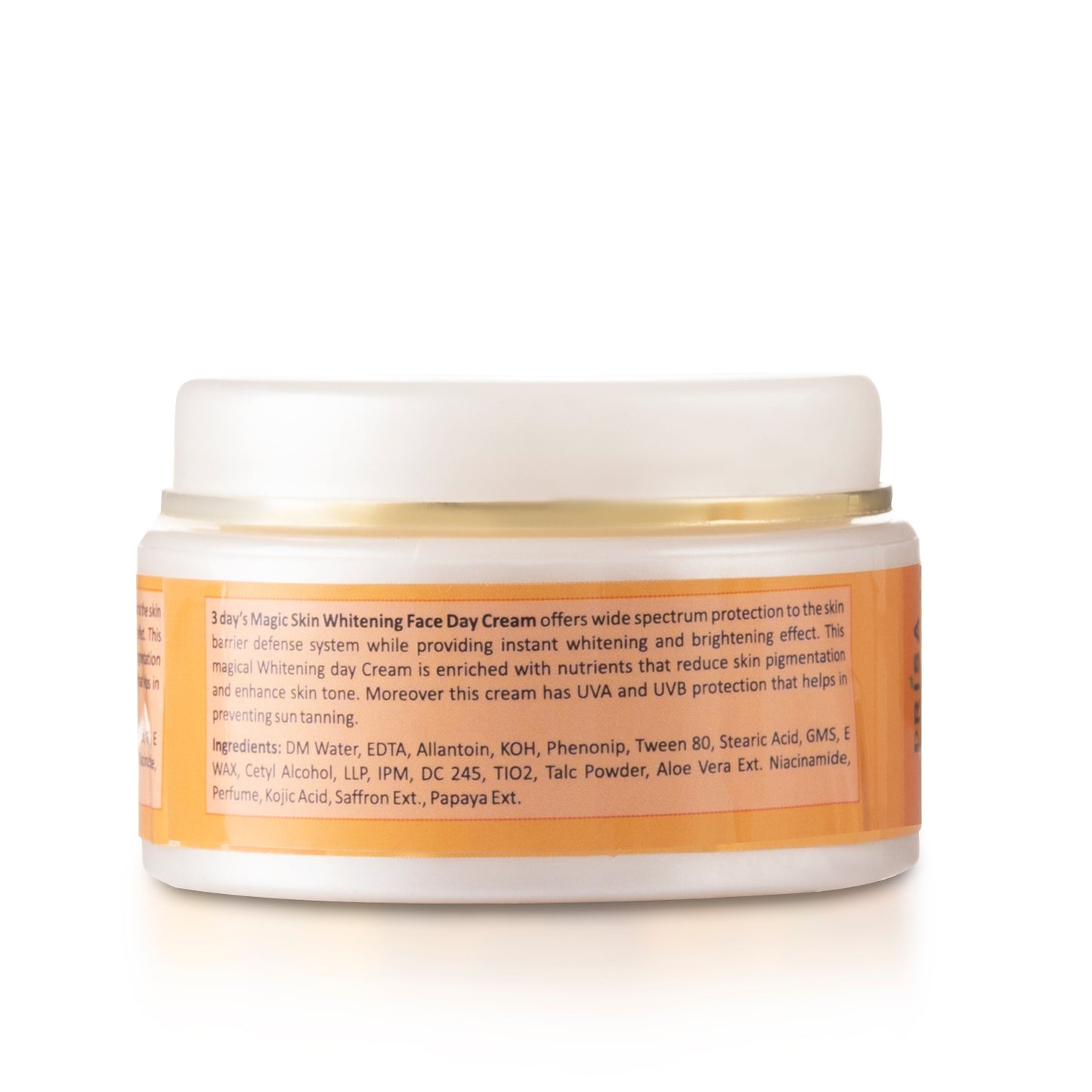 Prisa Organics 3 Day's Magic Face Cream - Distacart