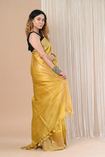 Thumbnail for Very Much Indian Exclusive Pure Moonga Tussar Silk Saree With Beautiful Border - Distacart
