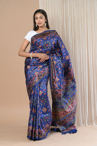 Very Much Indian Exclusive Handloom Pure Tussar Silk Saree By Khadigram Certified Weavers - Distacart