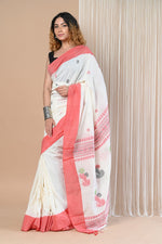 Thumbnail for Very Much Indian Premium Cotton - Handloom Pure Cotton Saree - Distacart