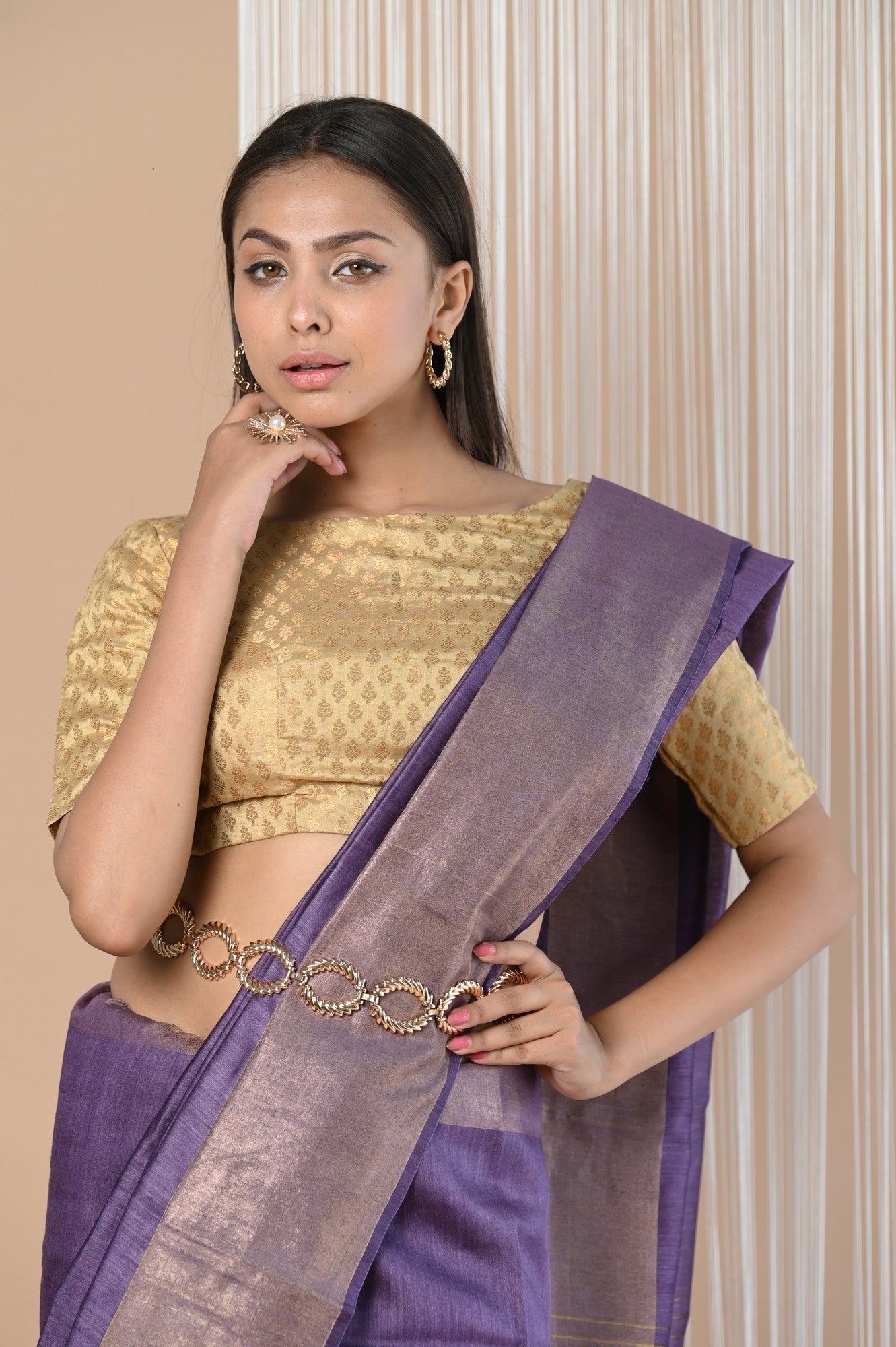 Very Much Indian Exclusive Pure Moonga Tussar Silk Saree With Beautiful Border - Distacart