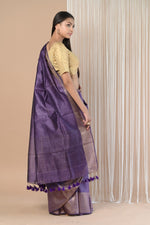 Thumbnail for Very Much Indian Exclusive Pure Moonga Tussar Silk Saree With Beautiful Border - Distacart