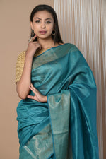 Thumbnail for Very Much Indian Exclusive Pure Moonga Tussar Silk Saree With Beautiful Border - Distacart