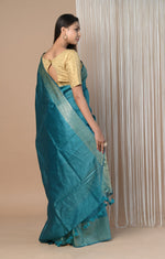 Thumbnail for Very Much Indian Exclusive Pure Moonga Tussar Silk Saree With Beautiful Border - Distacart