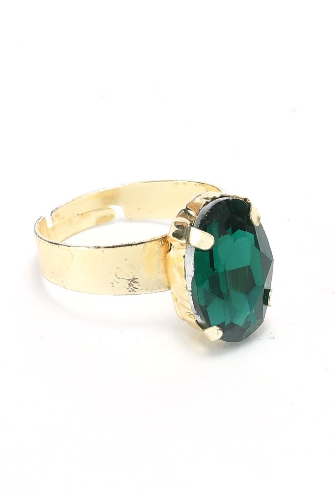 Mominos Fashion Johar Kamal Gold-Plated Finish Stone Choker For Women (Green) - Distacart