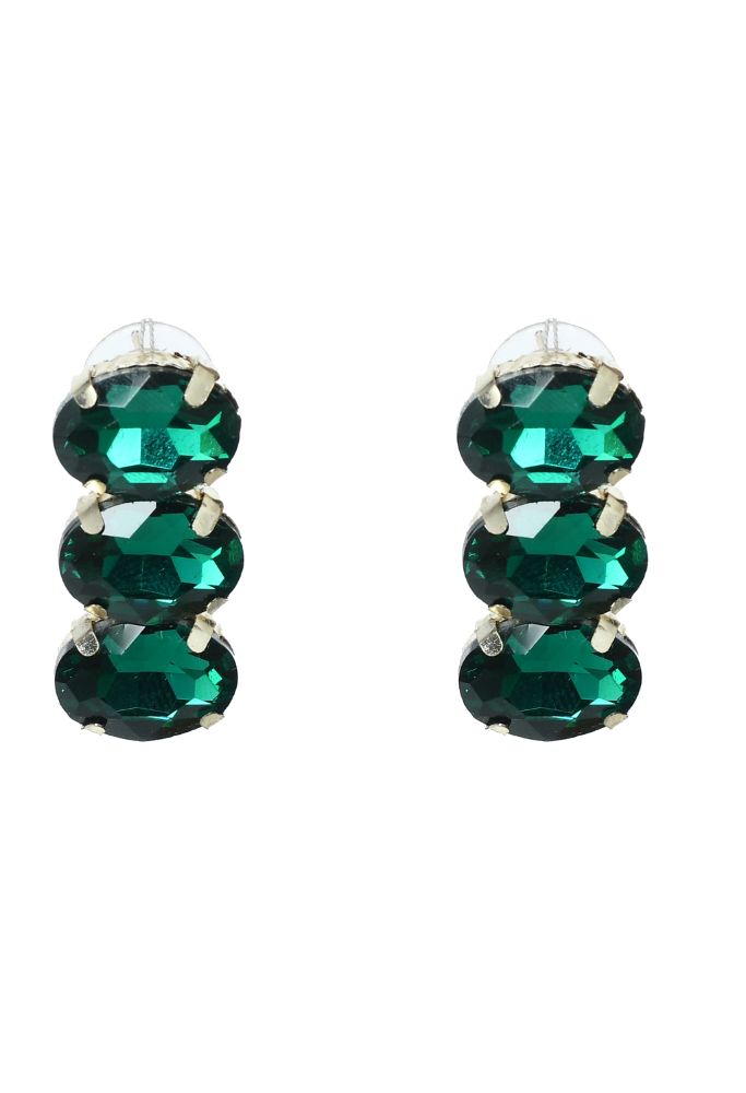 Mominos Fashion Johar Kamal Gold-Plated Finish Stone Choker For Women (Green) - Distacart
