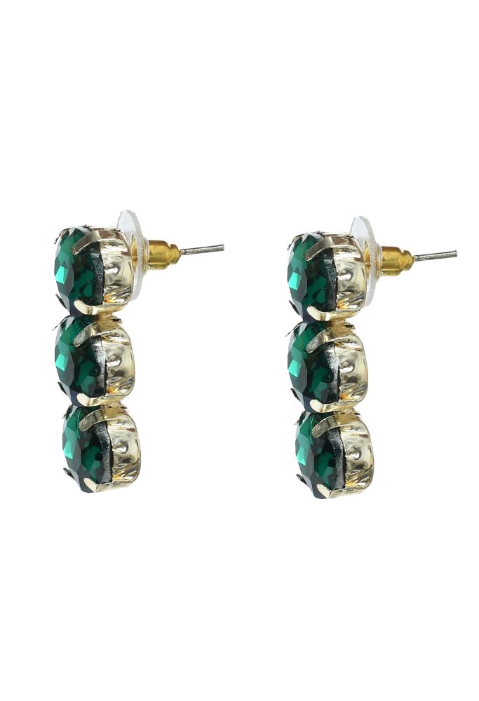 Mominos Fashion Johar Kamal Gold-Plated Finish Stone Choker For Women (Green) - Distacart