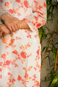 Thumbnail for Pomcha Jaipur Phool Jaal Modal Cotton Suit Set - Distacart