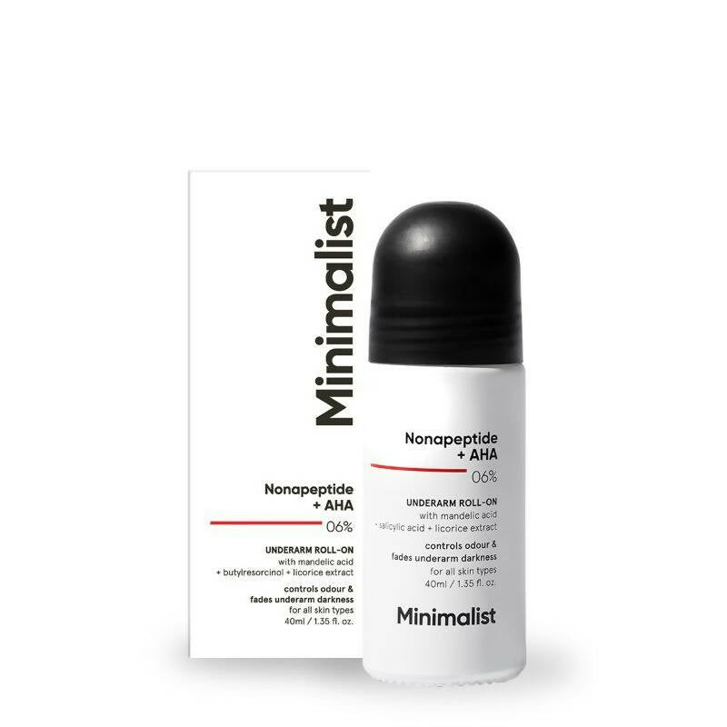 Minimalist Nonapeptide + AHA 06% Underarm Roll On - Distacart
