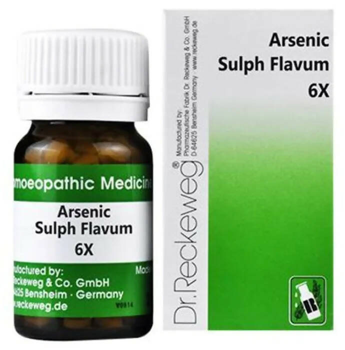 Dr. Reckeweg Arsenic Sulph Flavum Trituration Tablets - Distacart
