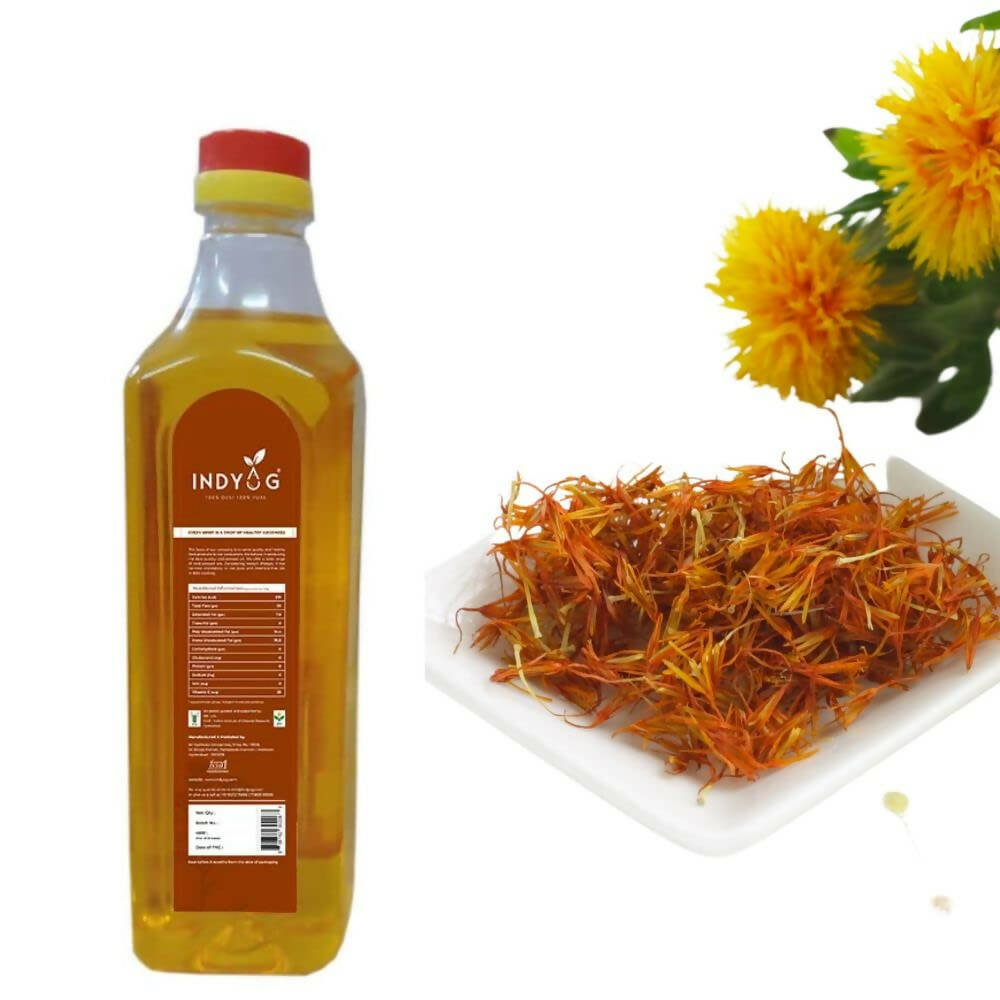 Indyug Cold Pressed Safflower Oil - Distacart
