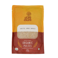 Thumbnail for Pure & Sure White Urad Dal Whole Organic Pulses