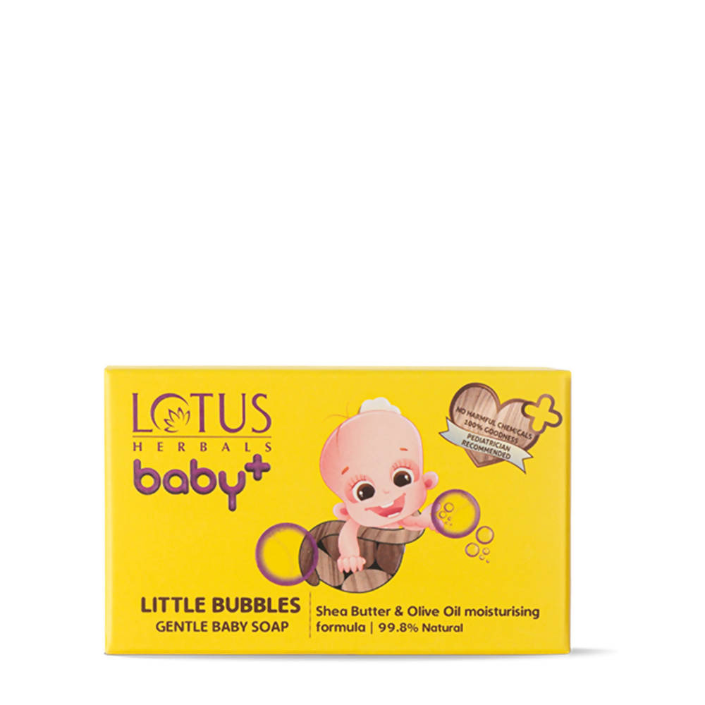 Lotus Herbals Baby + Little Bubbles Gentle Soap - Distacart