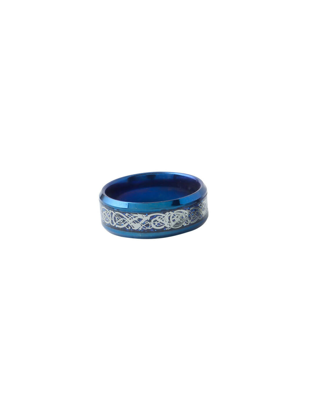 NVR Men's Rhodium-Plated Finger Ring - Distacart