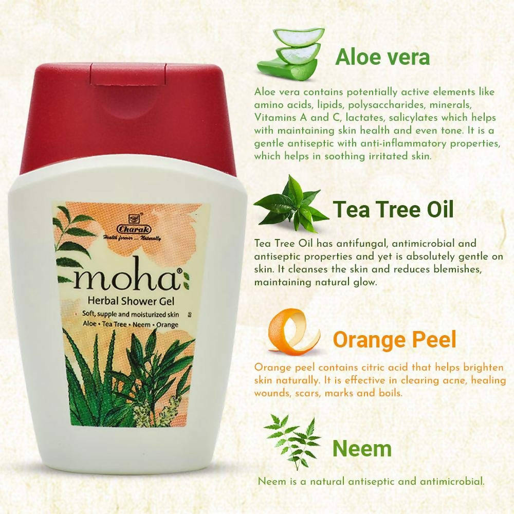 Moha Herbal Shower Gel ingredients