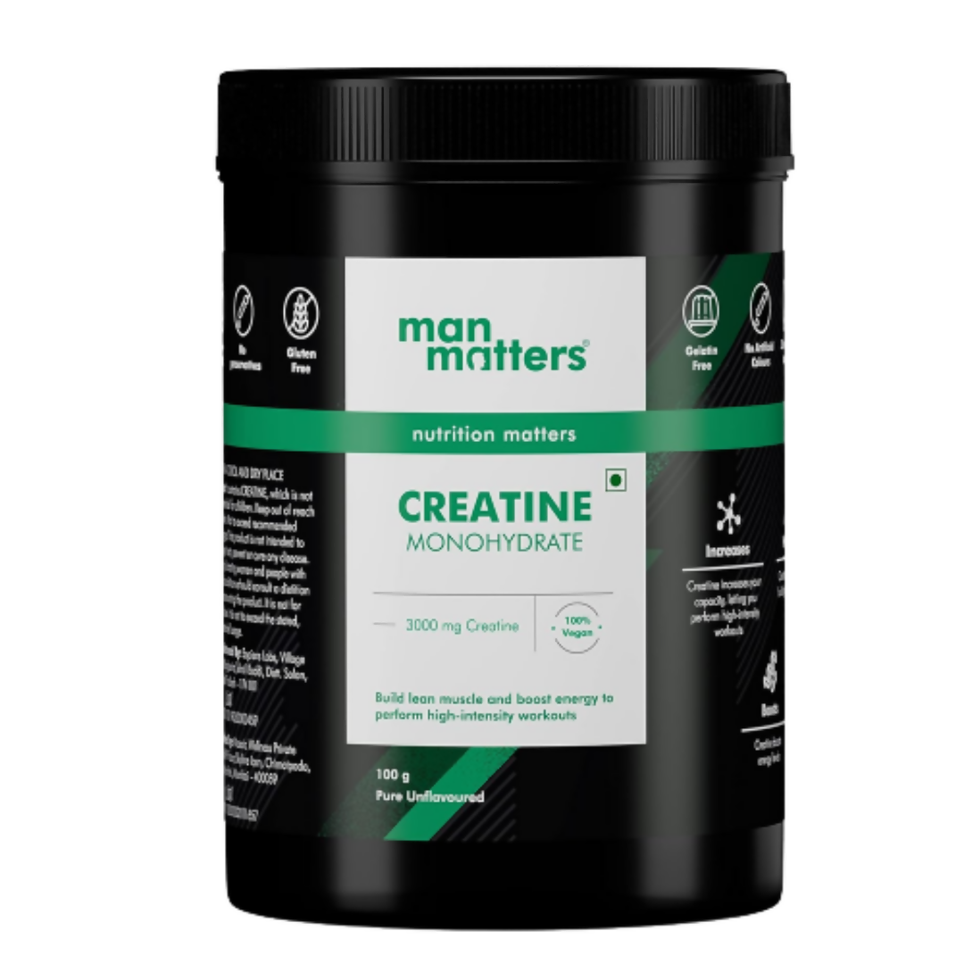 Man Matters Creatine Monohydrate Powder - Distacart