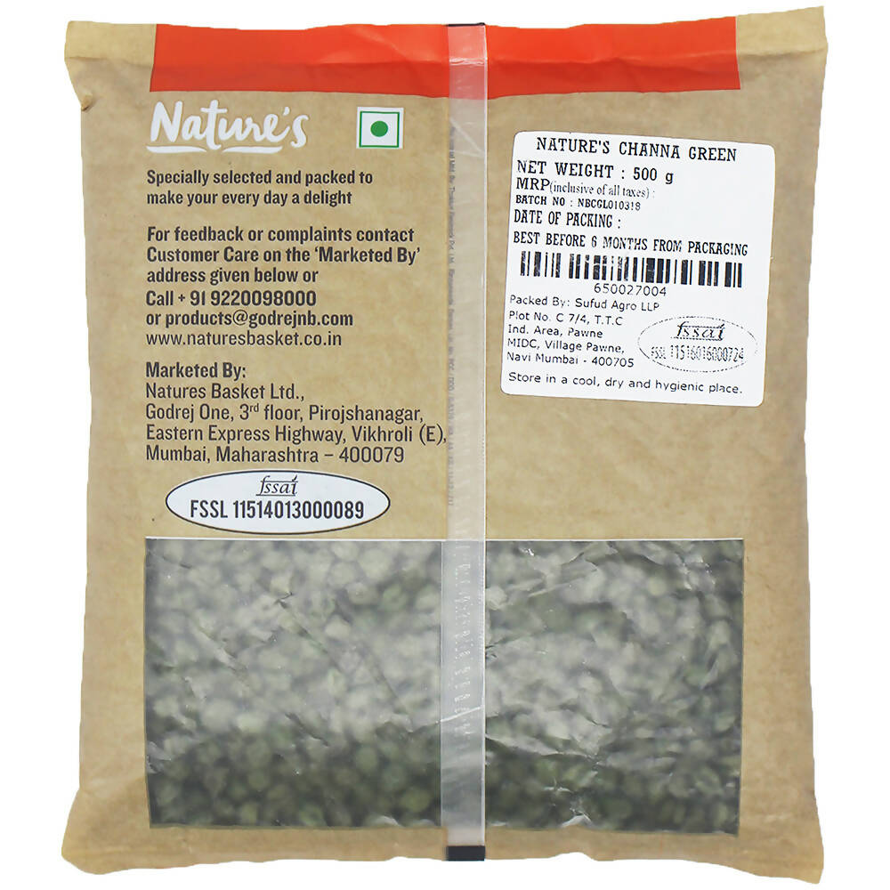 Nature's Chana Green Whole - Distacart