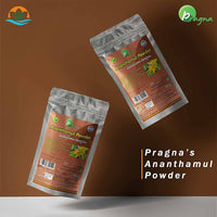 Thumbnail for Pragna Herbals Ananthamul Powder (Sugandhapal)