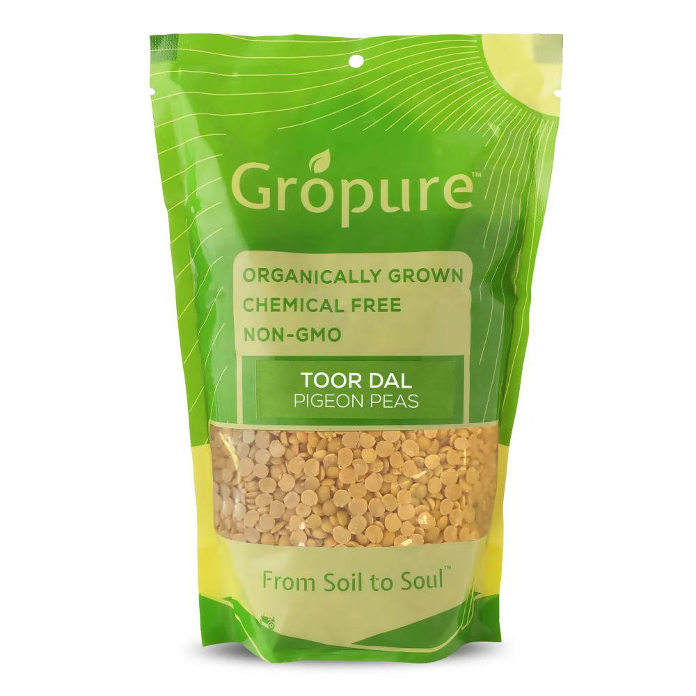 Gropure Organic Toor Dal/Arhar (Pigeon Peas) - Distacart
