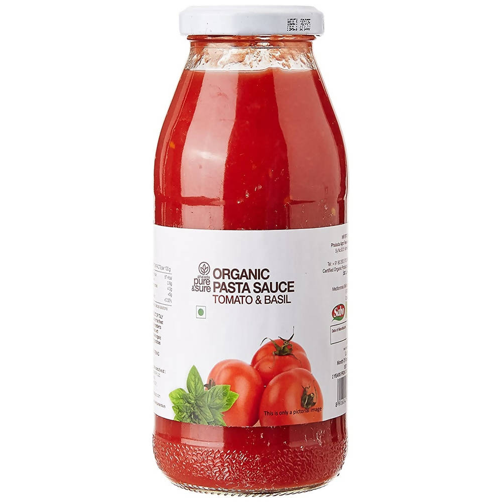Pure & Sure Organic Pasta Sauce Tomato & Basil