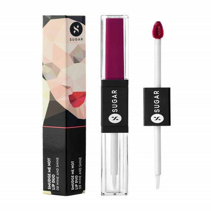 Sugar Smudge Me Not Lip Duo - Wine And Shine (Sangria) - Distacart