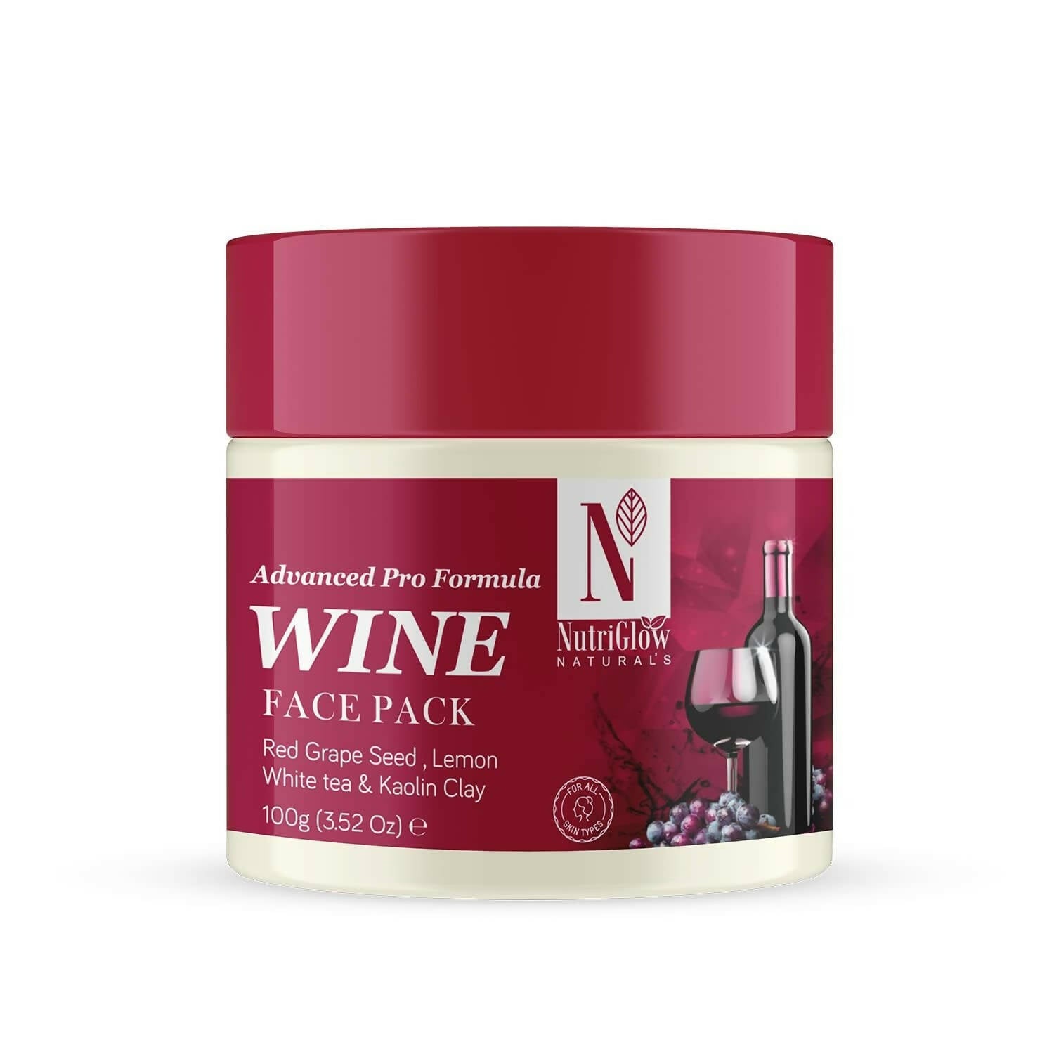 NutriGlow NATURAL'S Advanced Pro Formula Wine Face Pack - Distacart