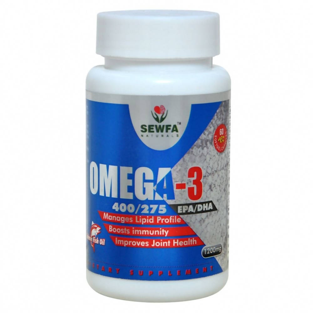 Sewfa Naturals 1200mg Omega - 3 Capsules - Distacart