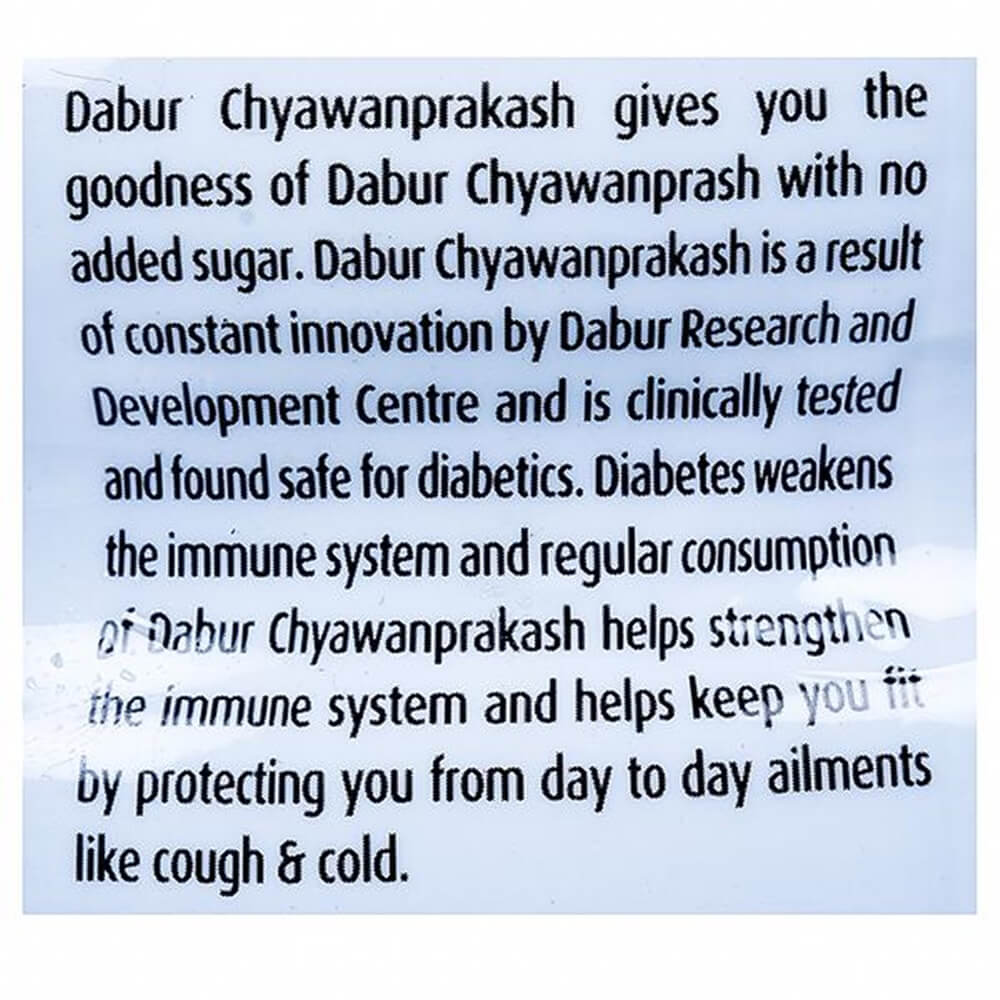 Dabur Chyawanprakash Sugar Free Benefits
