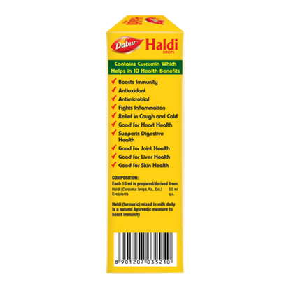 Dabur Haldi Drops Immunity Booster Composition
