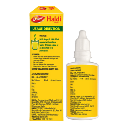 Dabur Haldi Drops Immunity Booster Usage