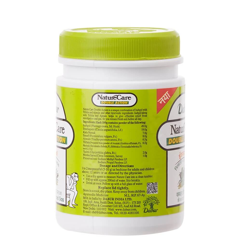 Dabur Nature Care Isabgol Double Action Ingredients