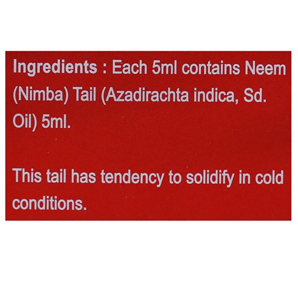 Dabur Neem Tail Ingredients