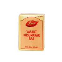 Thumbnail for Dabur Vasant Kusumakar Ras (With Gold & Pearl) - 100 Tablets