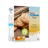 Thumbnail for Gaia Lite Sugar Free Ragi Cookies - Distacart