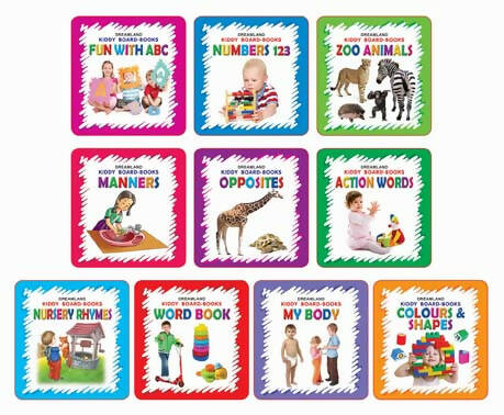 Dreamland Kiddy Board Book - (10 Titles) Pack - Distacart